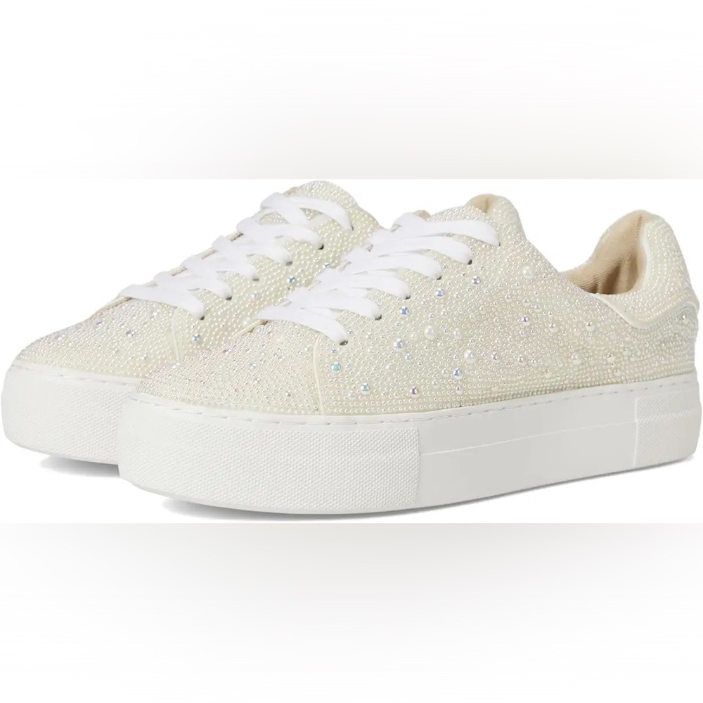 Betsey Johnson Pearl Rhinestone Sneakers